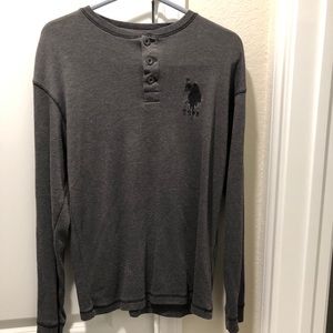 Young Man’s US Polo Gray Tee Shirt